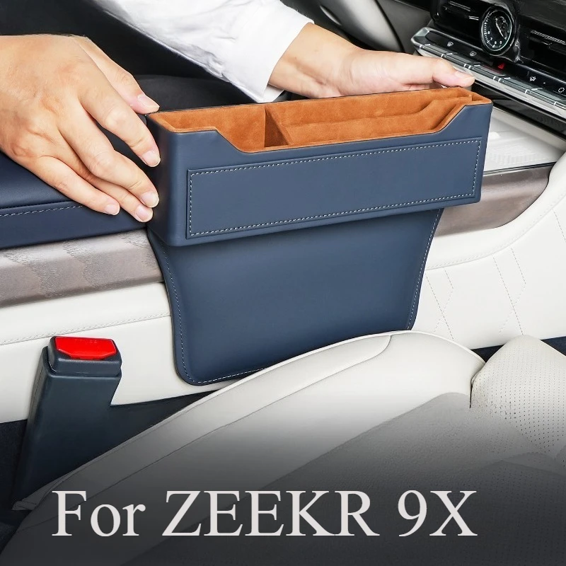 

For ZEEKR 9X Custom Seat Gap Organizer Box, Car Seat Cracker Storage Holder & Filler