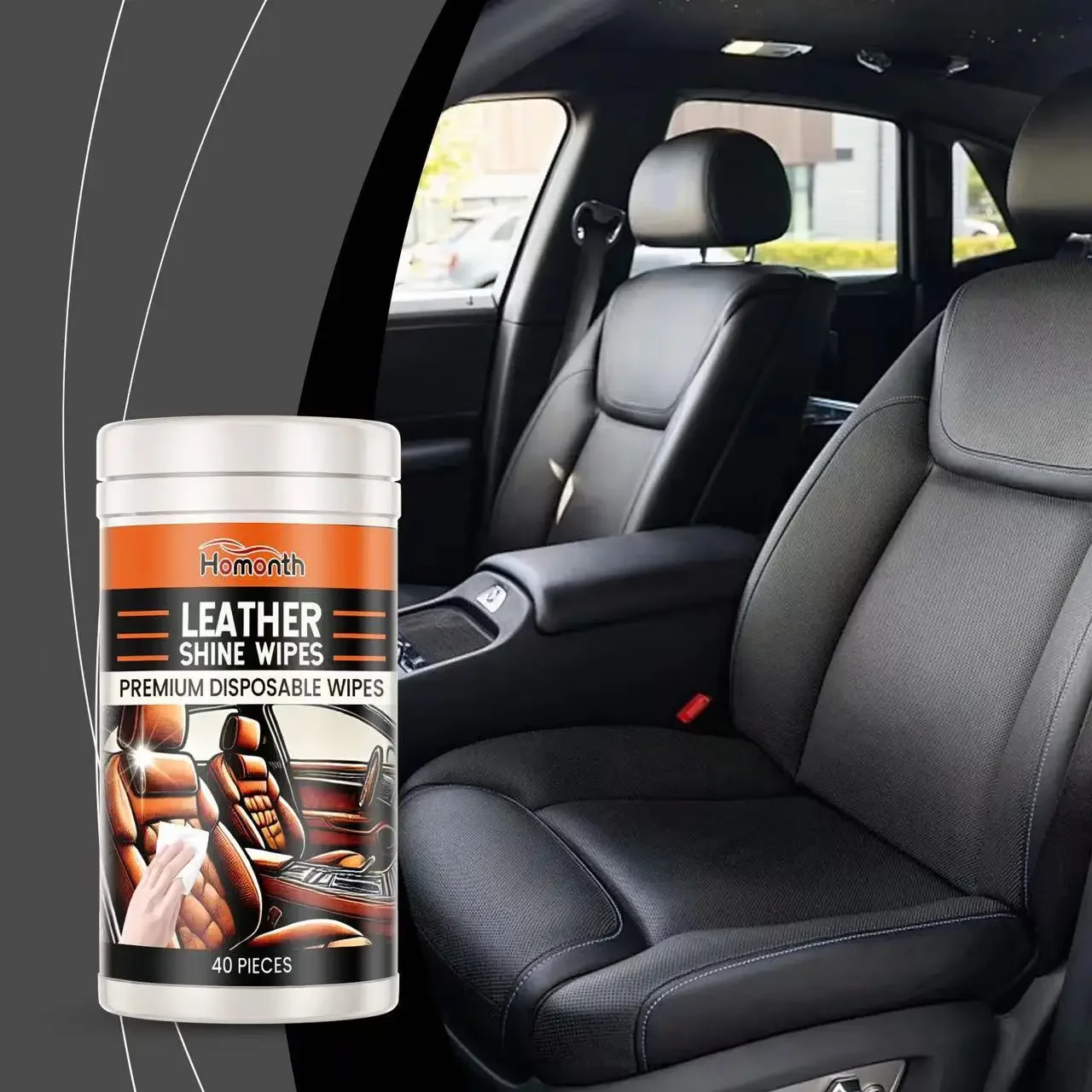 Toallitas de cuero para coche, protección UV, limpiador de muebles, sofá, cuidado de cuero multiusos, portátil, Interior de coche