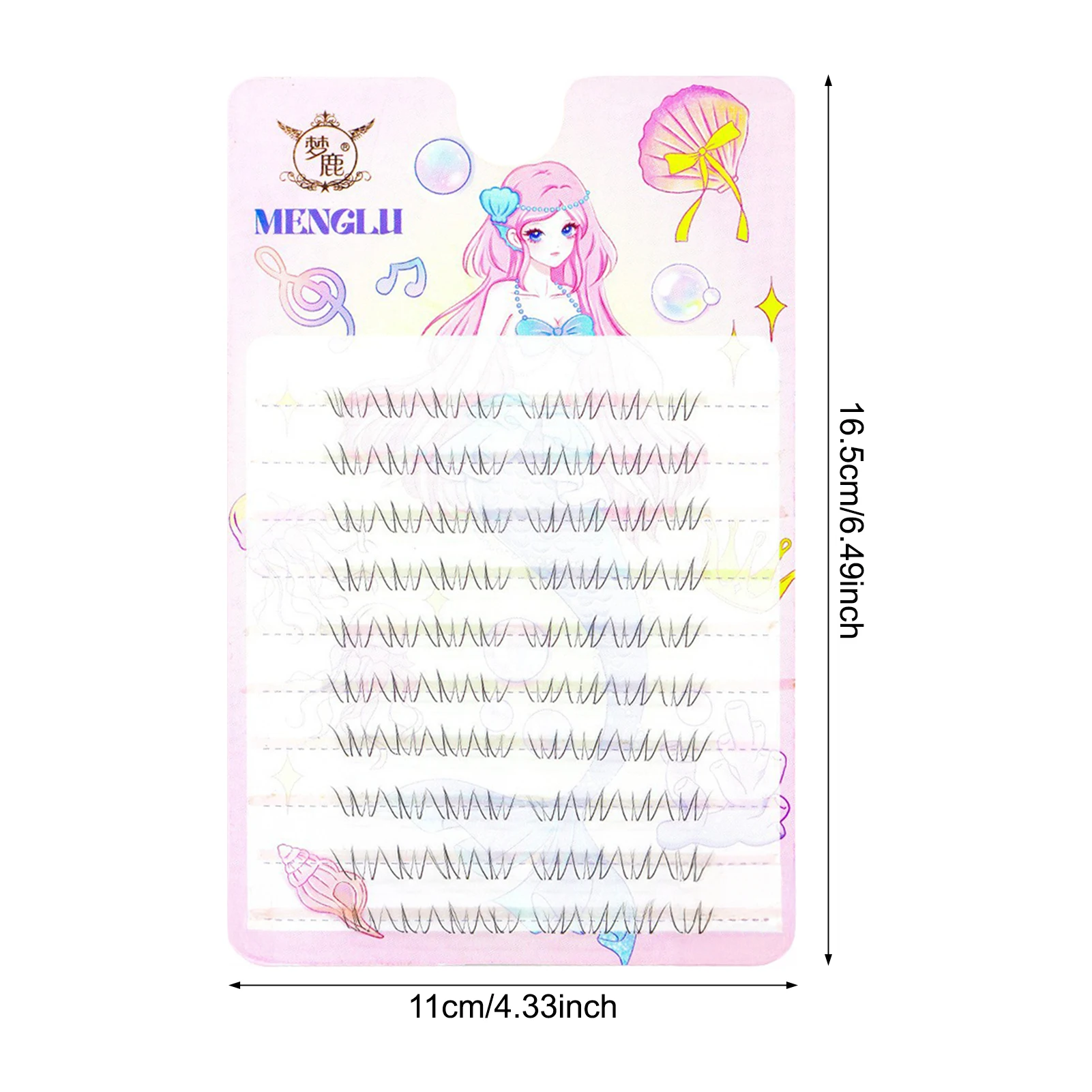 10 rijen 5-6 mm lucht onderste wimpers fee nepwimpers gesegmenteerde natuurlijke onderwimpers verlenging manga bodemwimpers wimpermake-up