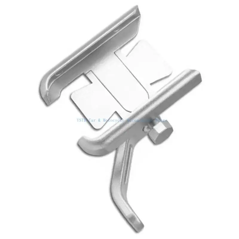 L5BC Stable Motorcycle Phone Stand Aluminum Phone Rack Easy Angles Adjustment Handlebars/Rear View Glass Stand