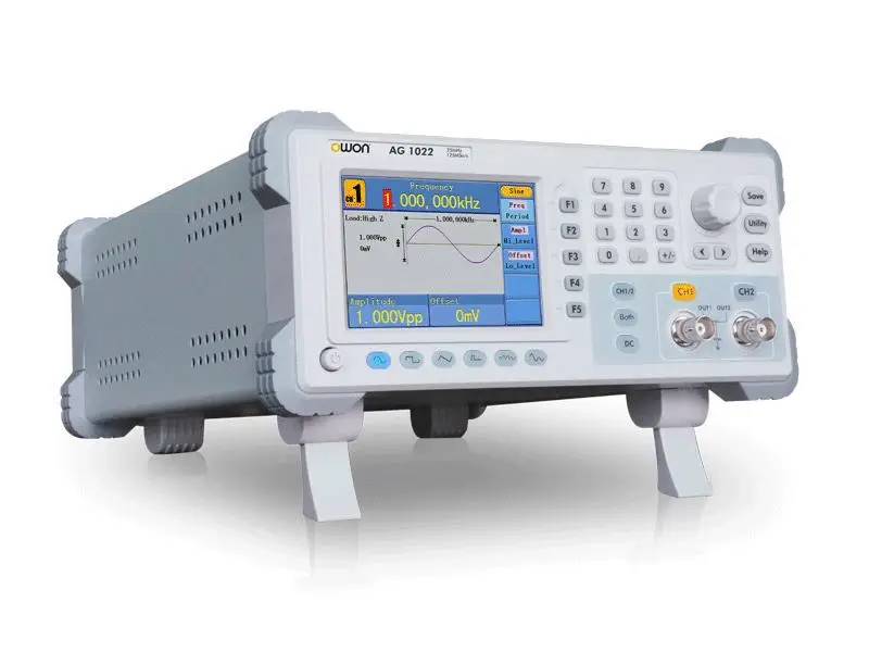 OWON AG1012 Dual-channel Arbitrary Waveform Generator 10MHZ Bandwidth 125MSa/S Sample Rate 8K pts Arb Wave Length