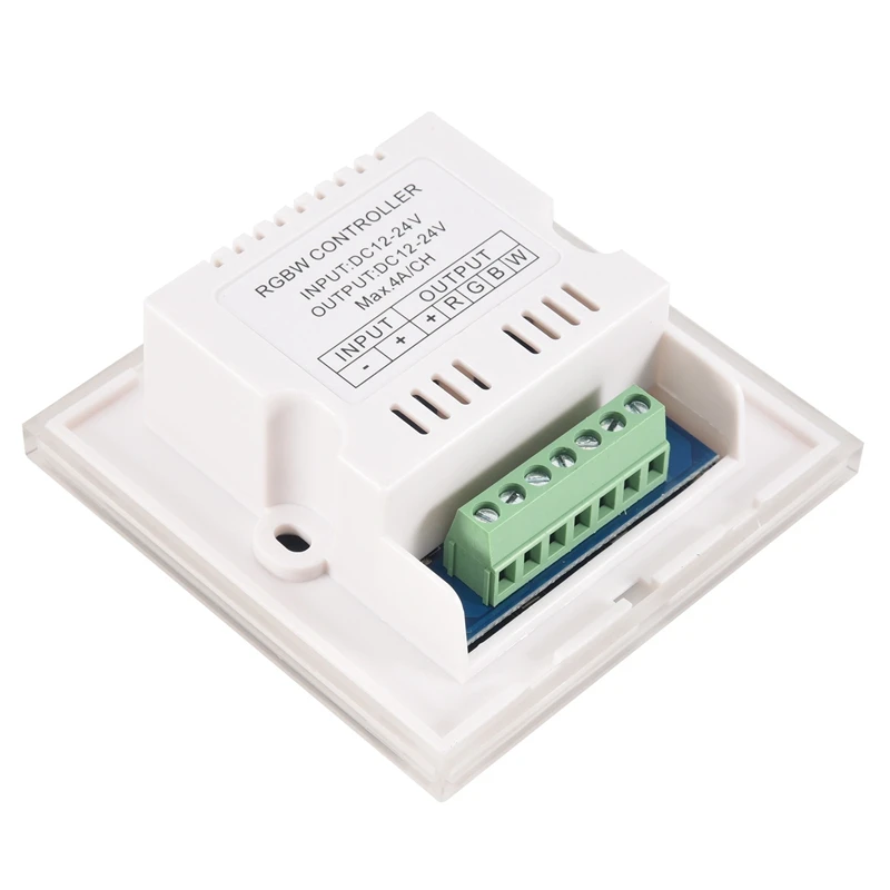 DC12V-24V RGB / RGBW Wall Mounted Touch Panel Controller Glass Panel Dimmer Switch Controller For LED Strips Lamp image 4