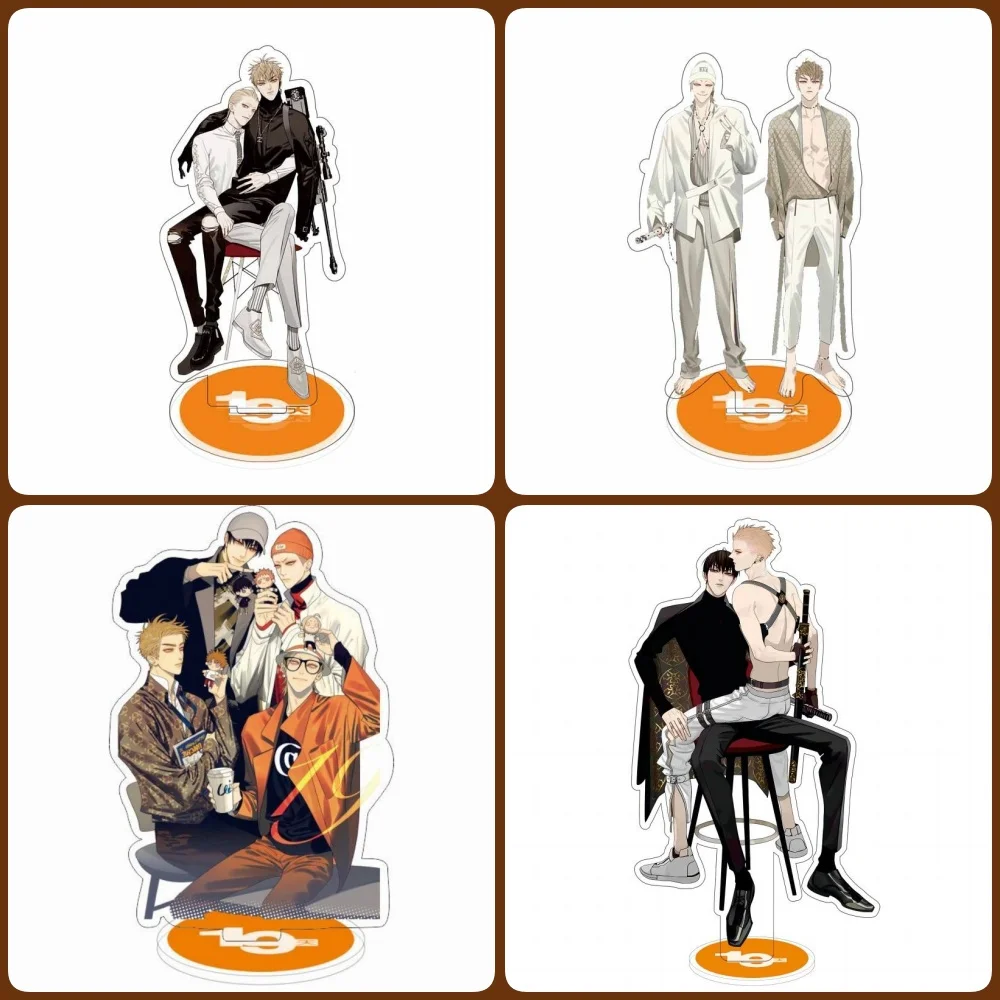 23pcsAnime 19 Days Acrylic Figure Stand Model Toys Old Xian HetianJian Yi Character Desk Decoration 15CM Cosplay Fans Collestive