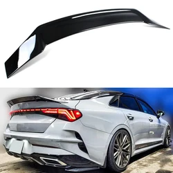 For Kia K5 2021 2022 2023 R Style Rear Trunk Spoiler Lip Tail Deflector Tuning Wing High Quality ABS Exterior Accessories Parts