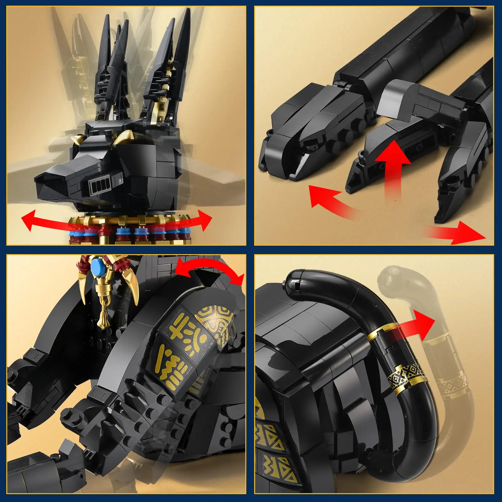 ชุดตัวต่อสุนัข 1208 ชิ้น ของเล่นตัวต่อรูปสัตว์สุนัข สำหรับตกแต่งบ้านและสำนักงาน ของขวัญสร้างสรรค์สำหรับผู้ใหญ่ วัยรุ่น และเด็กผู้ชาย