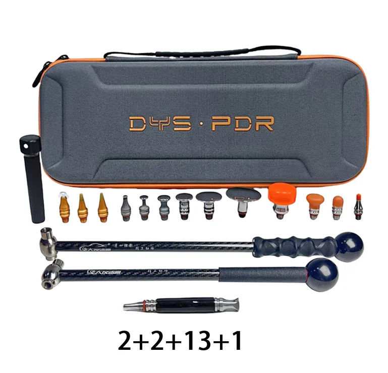 High quality Deluxe configuration PDR Dent Repair Hail Pit Repair Percussion Hammer Set