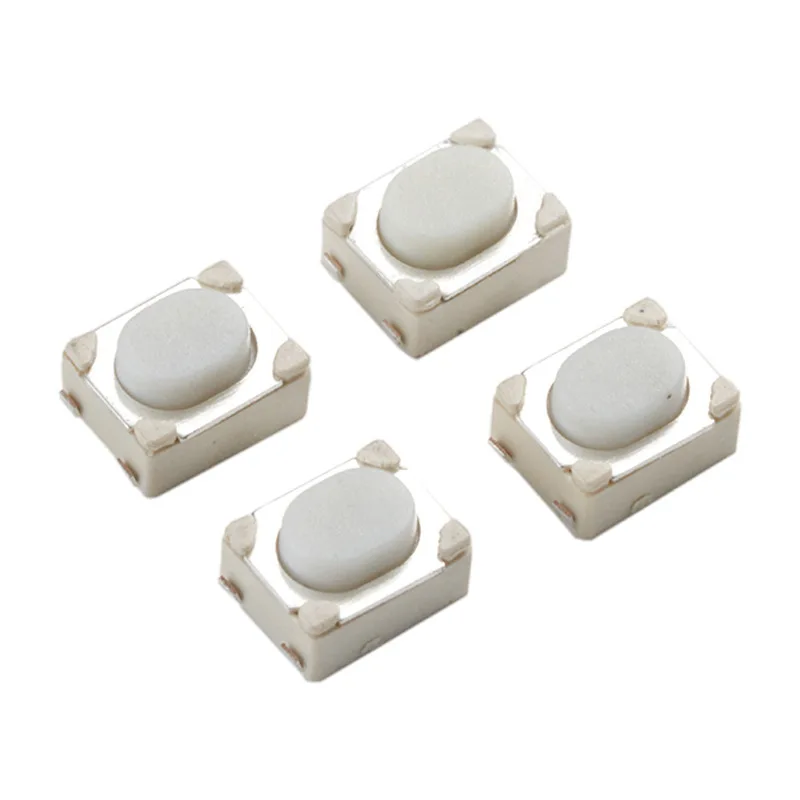 Microinterruptor táctil SMD, 3x4x100mm, 3x4x2,5mm, 2,5 unids/lote