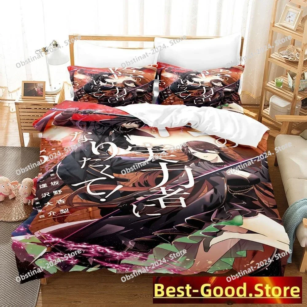 The Eminence in Shadow 3D Printing Comforter Bedding Set,Duvet Cover Bed Set Quilt Cover Pillowcase,King Queen Size Bedding Set