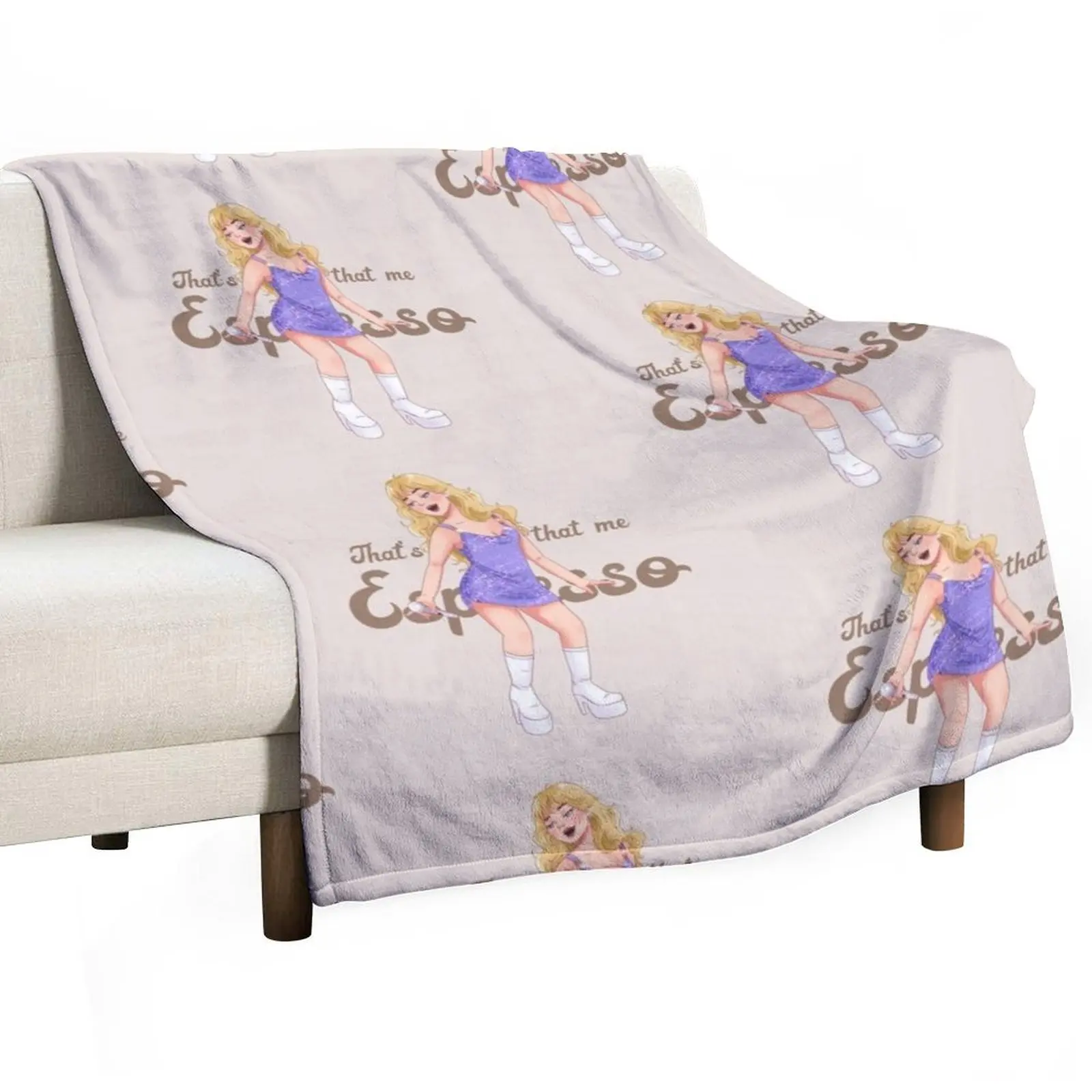 Sabrina Espresso Throw Blanket Luxury Thicken Decorative Sofas Weighted blankets and throws Designers decorative Blankets