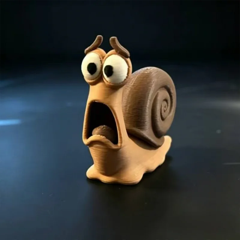 

3D Printed Horror Snail Statue, Desktop Decorative Figurine, Christmas Gift, Animal Sculpture, Unique Home Ornament