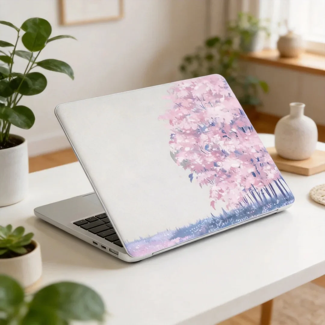 Cherry Blossom Laptop Case for MacBook Neo 13 A3404 2026 Cover for MacBook Pro 13 14.2 M4 Pro Max 16 Air 13 15 M5 UV Print Case