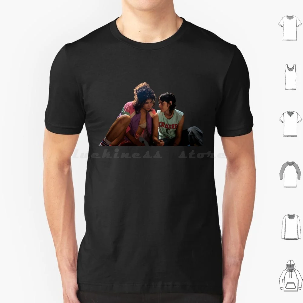 Lou And Jackie-Love Lies Bleeding T Shirt Big Size 100% Cotton Lou And Jackie Love Lies Bleeding Movies Movie A24 Queer Kristen