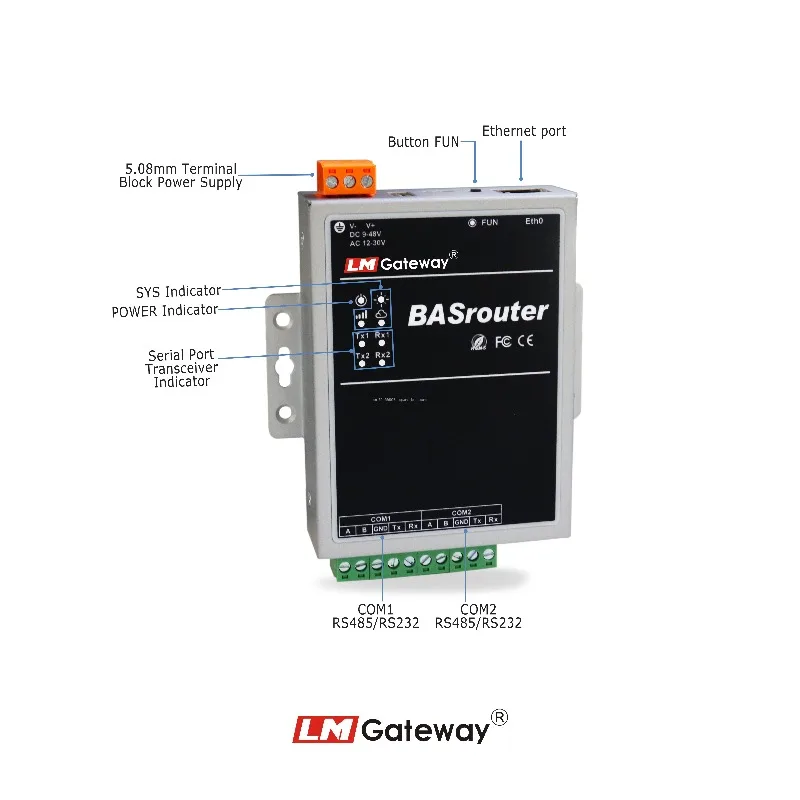 LM 201BR 2 RS485 BACnet Controller With BBMD for Air Conditioner HVAC