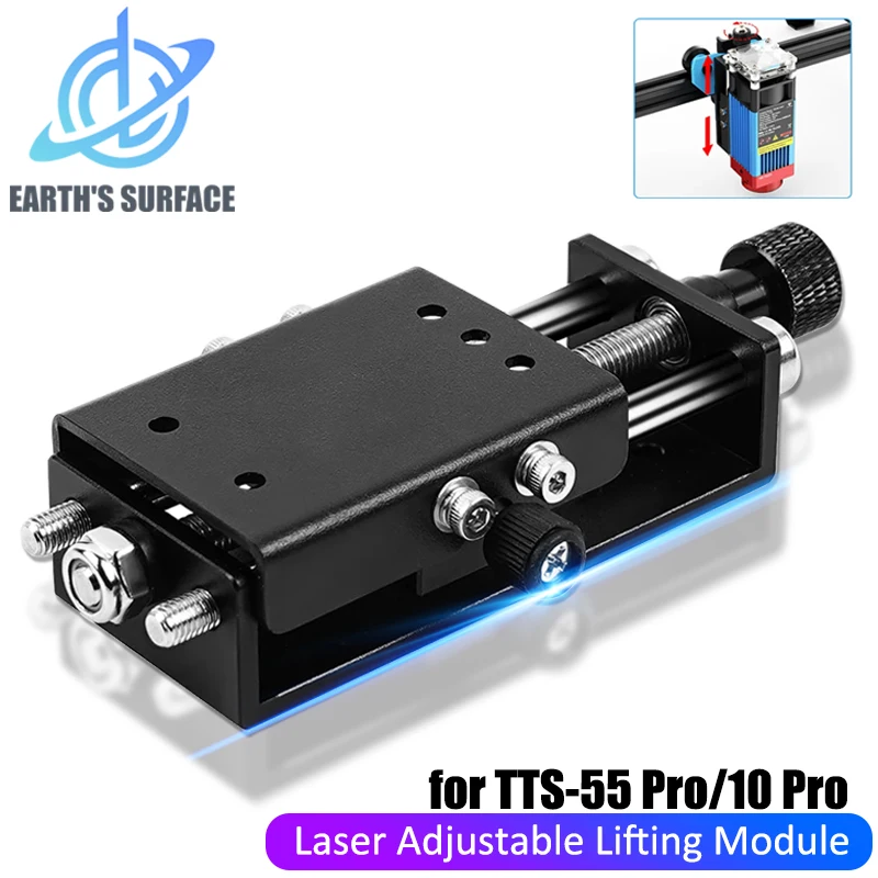 Laser Adjustable Lifting Module Metal Bracket for TTS-55 Pro TTS-10 Pro Laser Engraving Machine Z-Axis Module Adjustment Holder