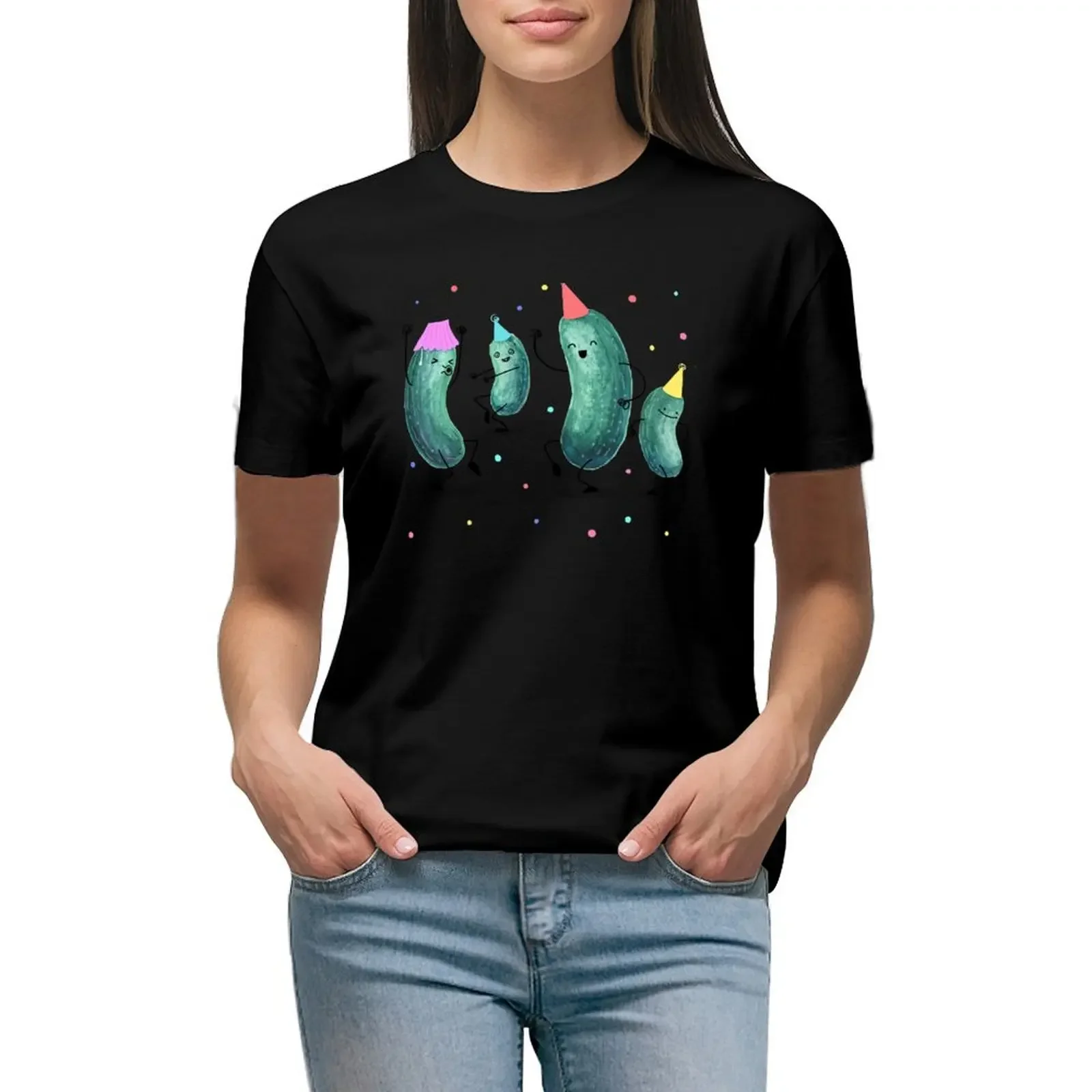 

Pickle Party! T-Shirt animal print shirt for girls korean fashion sublime new edition Women clothes