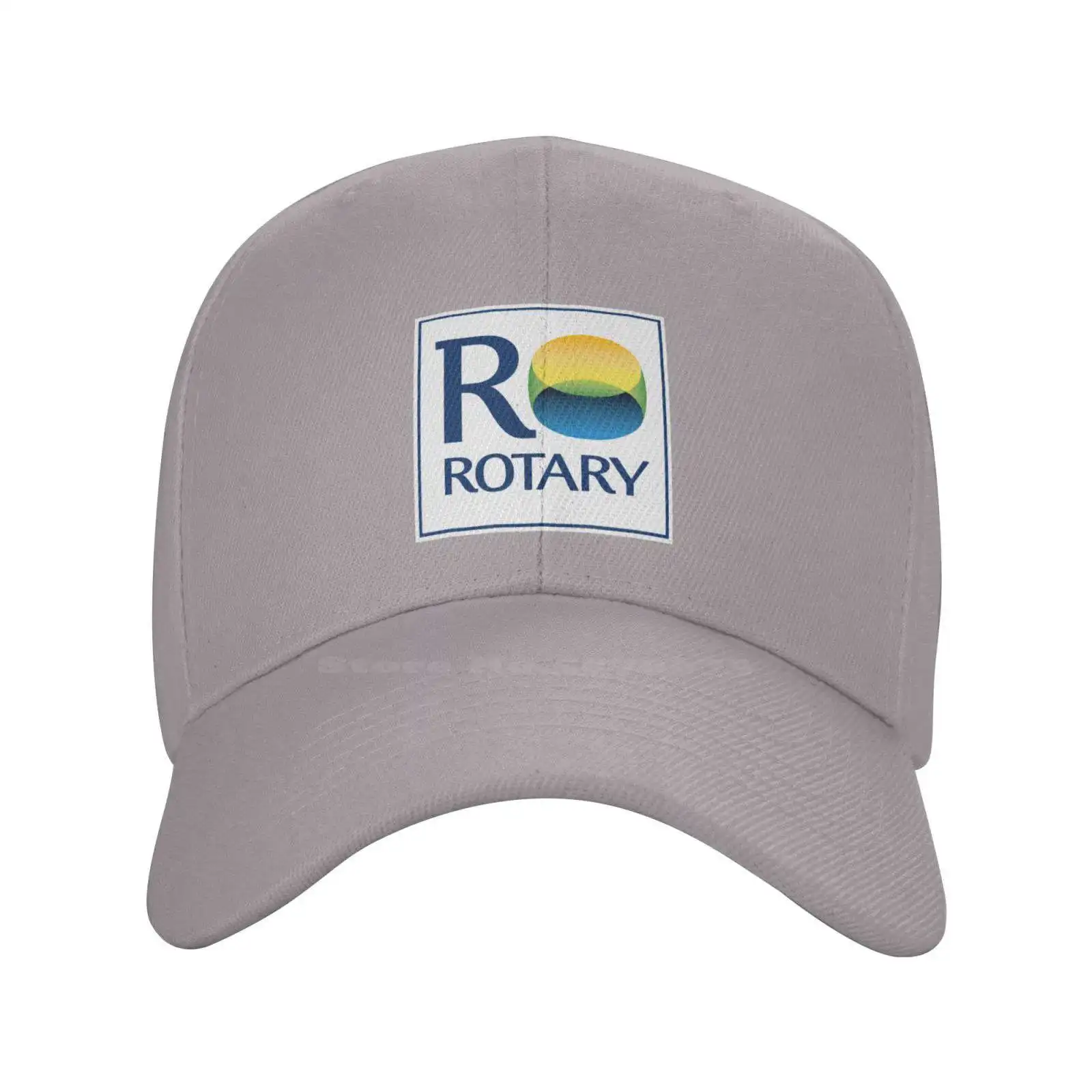 Rotary Engineering Logo Print Graphic Casual Denim cap Knitted hat Baseball cap