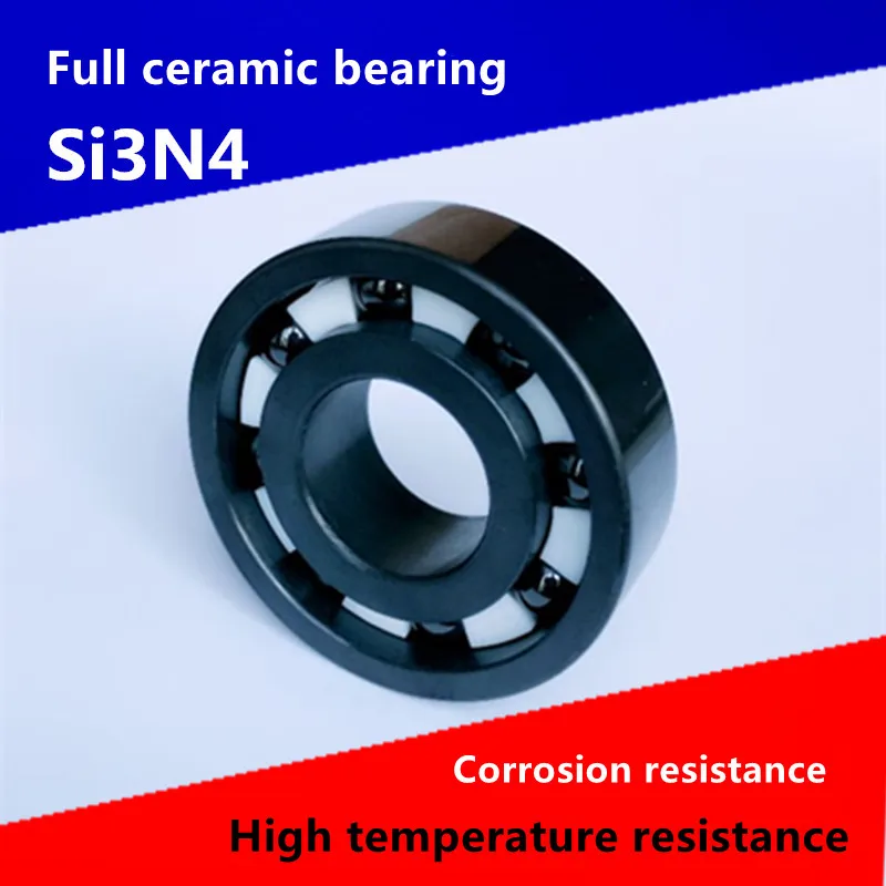 

4pcs/10pcs 603 604 605 606 607 608 609 SI3N4 full Ceramic bearings silicon ceramic deep groove ball bearing