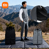 Xiaomi Youpin SKAH 15 Heating Vest Jacket Men Temperature Control Velvet Warm Hooded Fashion Men Winter Warmer Waistcoat Jacket