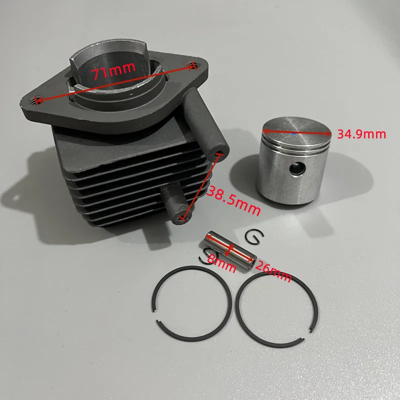 Cylinder Piston Kit 35MM Fit For Ryobi Trimmer Blower 2800m 210r 280r 310BVr 310r 320BVR 365SSR 375SSR 385SSR 395SSR 410r 600r