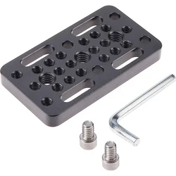 FOTGA Switching Cheese Plate DSLR Railblock Dovetail Short Rods 1/4