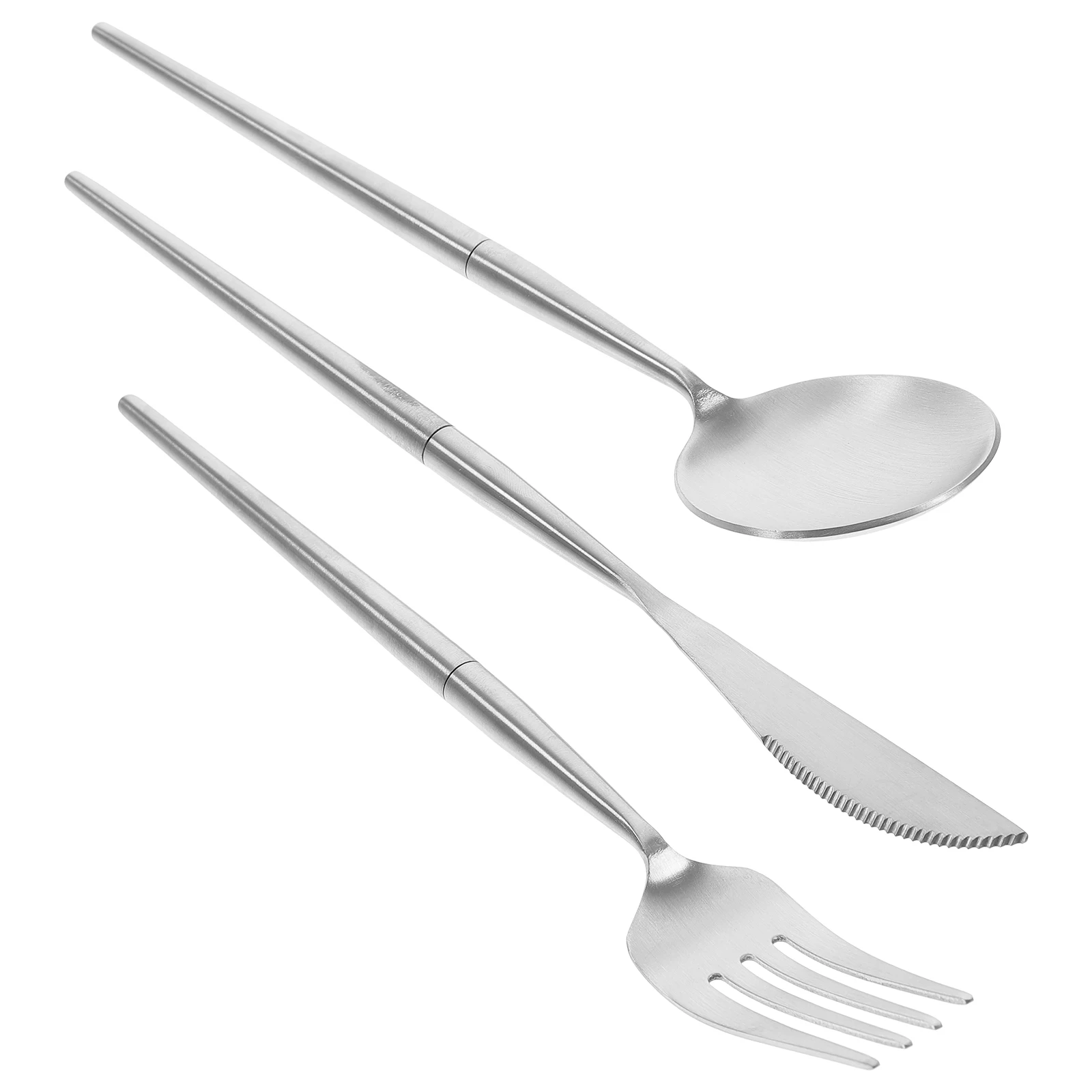 

Stainless Steel Cutlery Set Portable Camping Utensils Kit Hiking Travel Spoon Fork Easy Clean Detachable Design