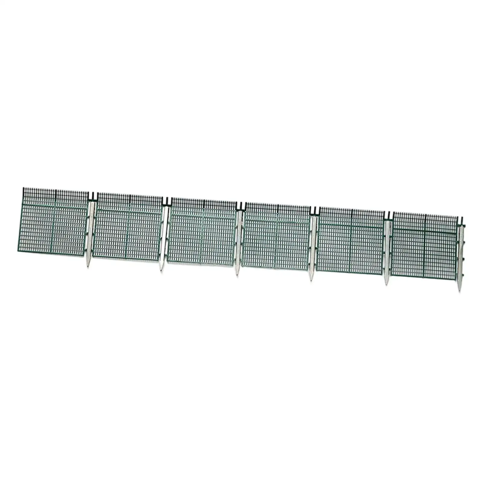 HO Scale Model Railway Scenery Fence 1 87 Metal Railroad Fence for Diorama Layout Train Track Accessories