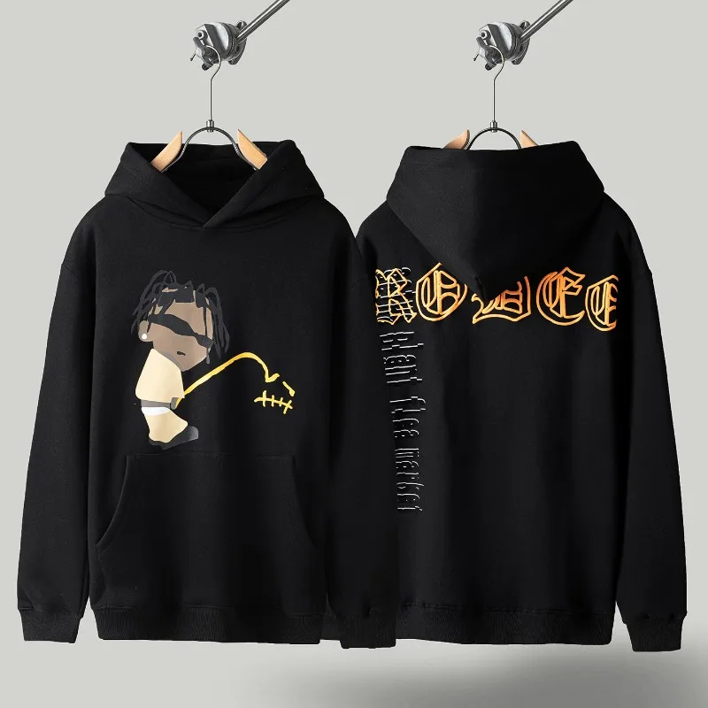 

Cpfm Hoodies Hip-hop Casual Rainbow Letter Embroidery Fleece Hoodie for Men Women Sweatshirts