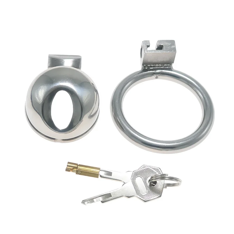 Metal Chastity Cage Stainless Steel Chastity Cage BDSM Anti-shedding Restraint Control Cock Ring Erotic Sex Toys For Men Gay - view 5