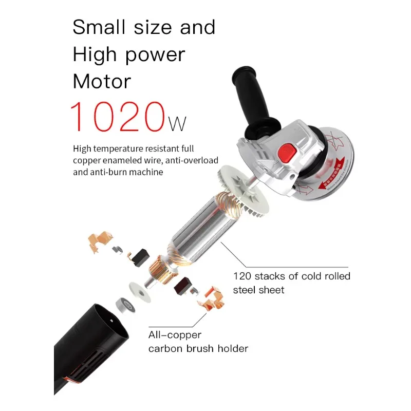 آلة الميلا الكهربائية المحمولة AX1013 مع قطع حافة النجارة المعدنية بشفرة C