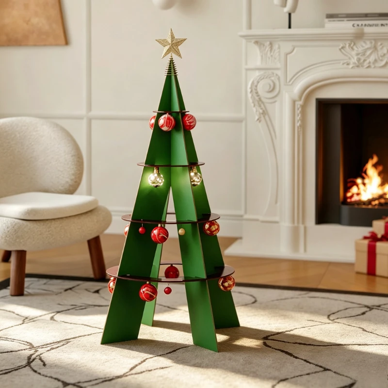 Christmas Tree Ornament, Holiday Photography Prop for Home Decor, Entryway & Bedroom Festive Decoration, Kids Christmas Gift