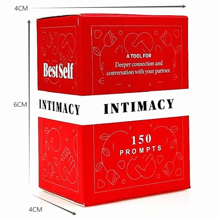 BestSelf Intimacy Deck - 150 Relationship Building Conversation Starters for Couples - Meaningful Couples Card Game for Stronger