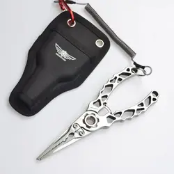 New High Precision Titanium Alloy FishControl Pliers Multifunctional PE Wire Fish Shear FishControl Pliers Lure Clamp Tools