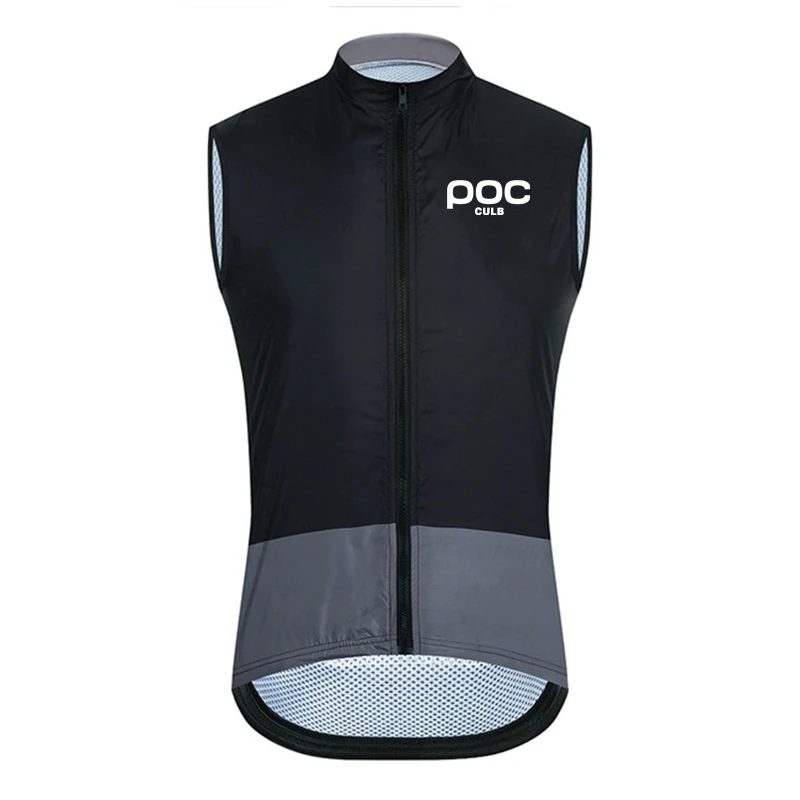 2024 New CULB POC Road Cycling Suit Night Riding Light, Wind proof, Waterproof Charge Tank Top, Colored Vest