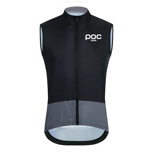Imagen 2 del producto 2024 nuevo traje de ciclismo de carretera CULB POC luz de conducción nocturna, a prueba de viento, camiseta sin mangas de carga impermeable, chaleco de colores