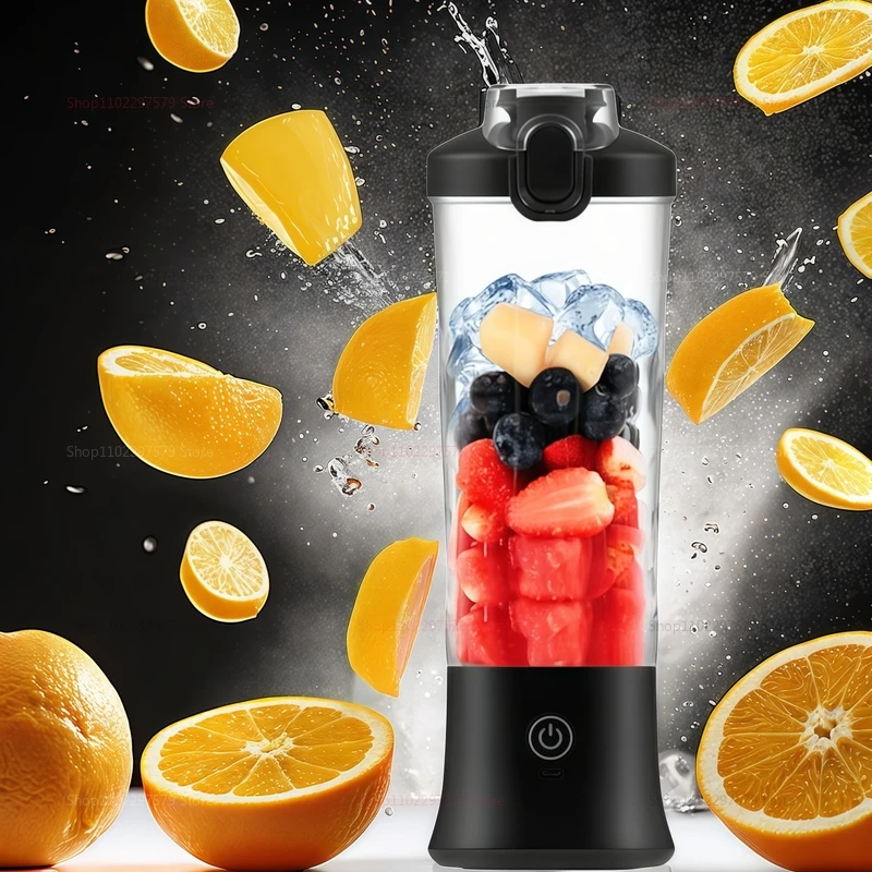Portable Multifunctional Juicer Strong Motor Fast Crush Mixer Machine 4000mAh USB Rechargeable Electric Juicer Mini Blender