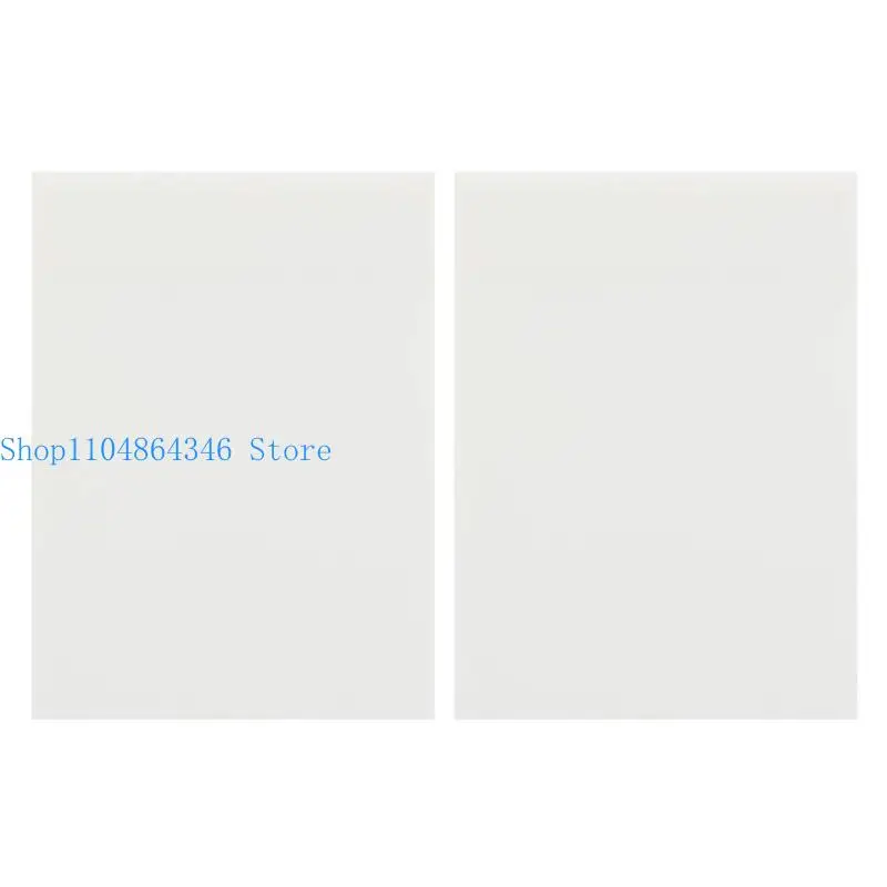 5ASD 2 PC/set NOTA Sticky trasparente Caspide Nota Pad Impermeabile Nota Sticky Pad Pad School Office Supplies