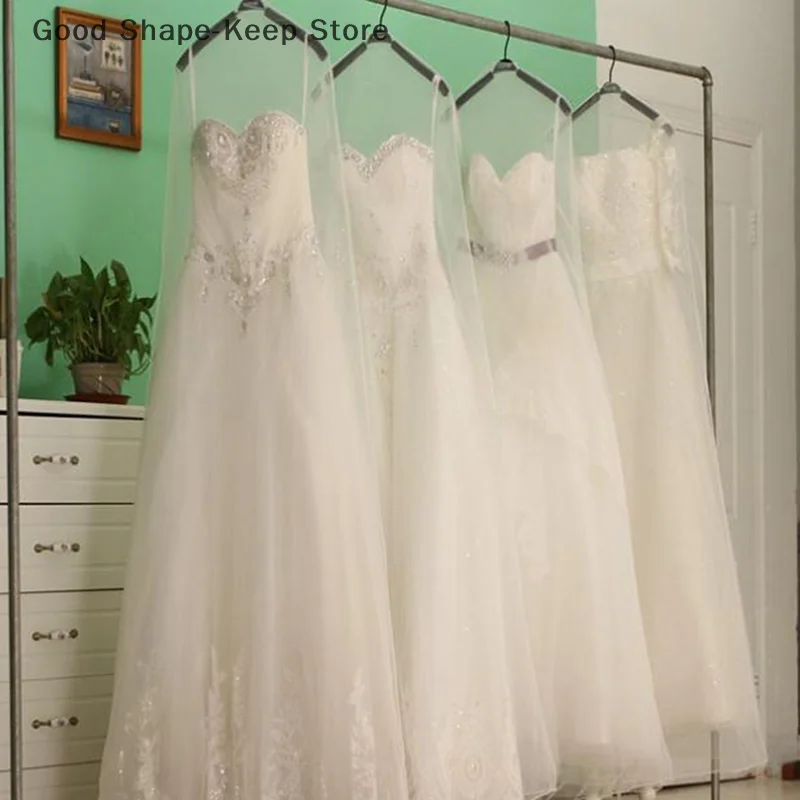 Transparent Long Soft Tulle Dust Cover 160cm/180cm/200cm – Home & Wedding Use Clothes Protector