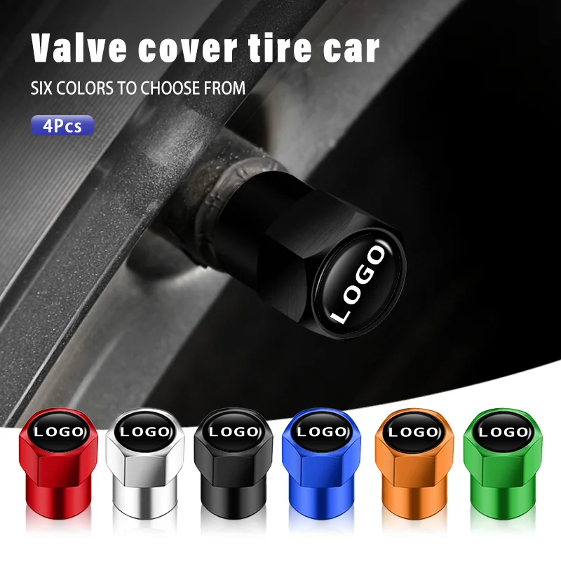 4Pcs Car Tyre Valve Wheel Tire Caps Car Accessories For Subaru Impreza Legacy WRX STI BRZ XV Forester Crosstrek Outback Ascent L