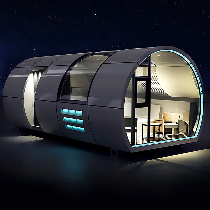 Modern Luxury Modular Steel Prefab House Factory Direct E8  Container Home Big Space Villa Model