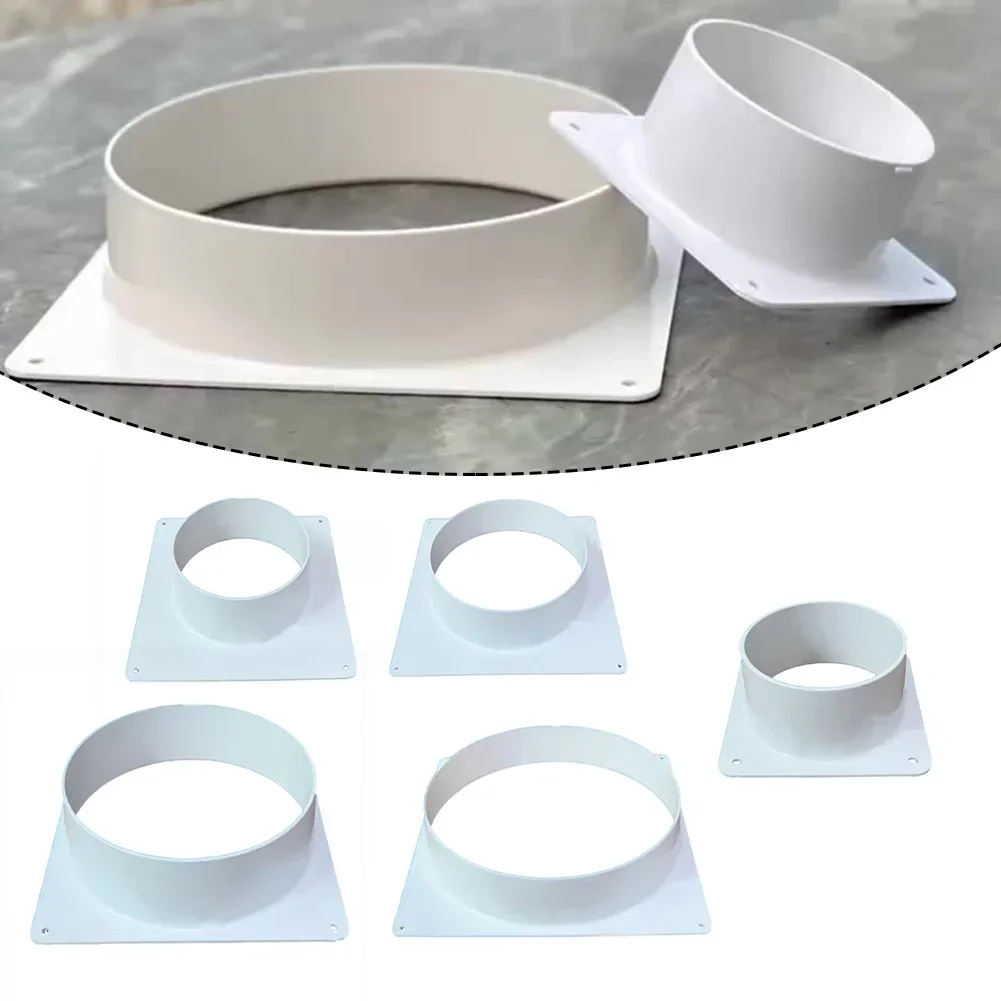 

Air Vent Duct Connector Flange Ventilation Pipe Plastic Ducting Joint Air Ventilation Adapter Connecting Exhaust Outlet