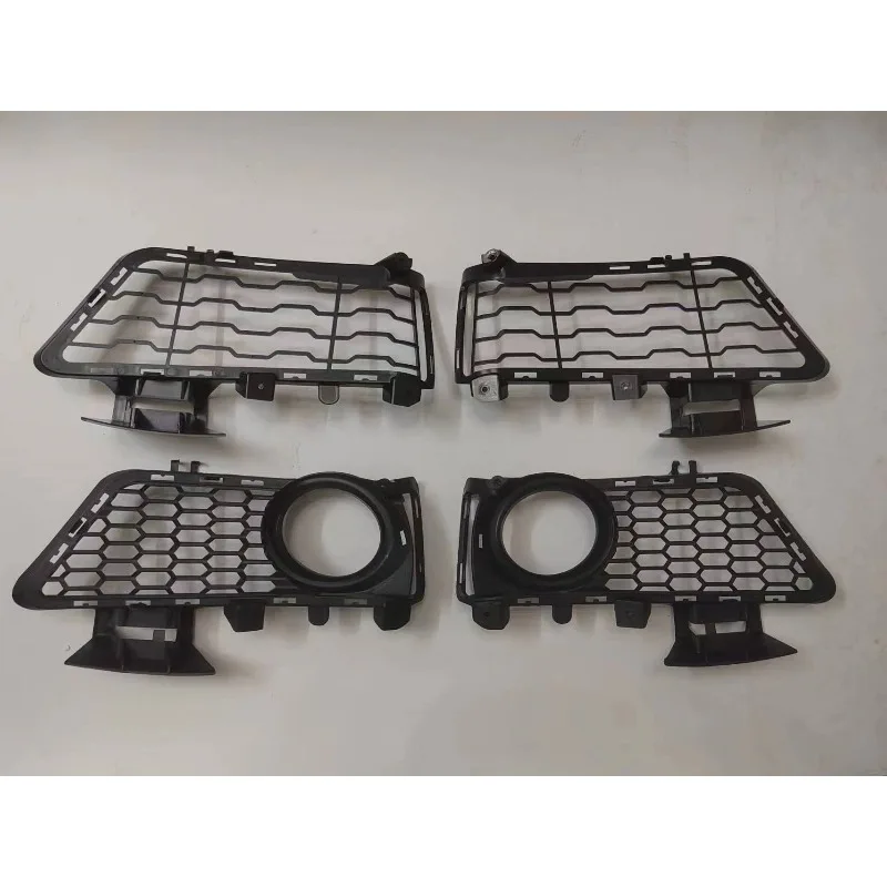 For BMW 3 Series F30 F31 F35 2013-2019 MT Style Front Bumper Lower Grille Modified with Fog Lamp Delete Mesh Cover Compatible