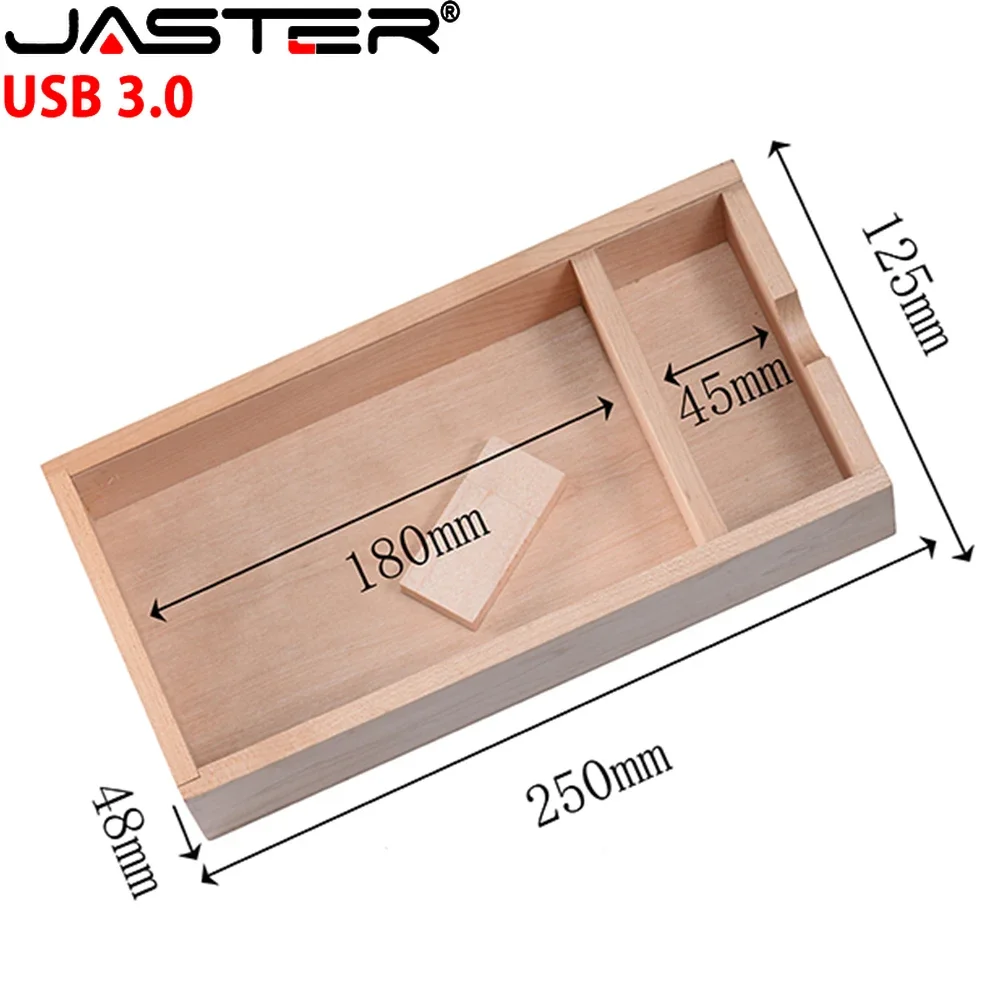 USB3.0 Photo Album Box USB 3.0 Flash Drive 128GB Free Custom Logo Pen Drive Photography Wedding Big Box Pendrive 64GB High Speed