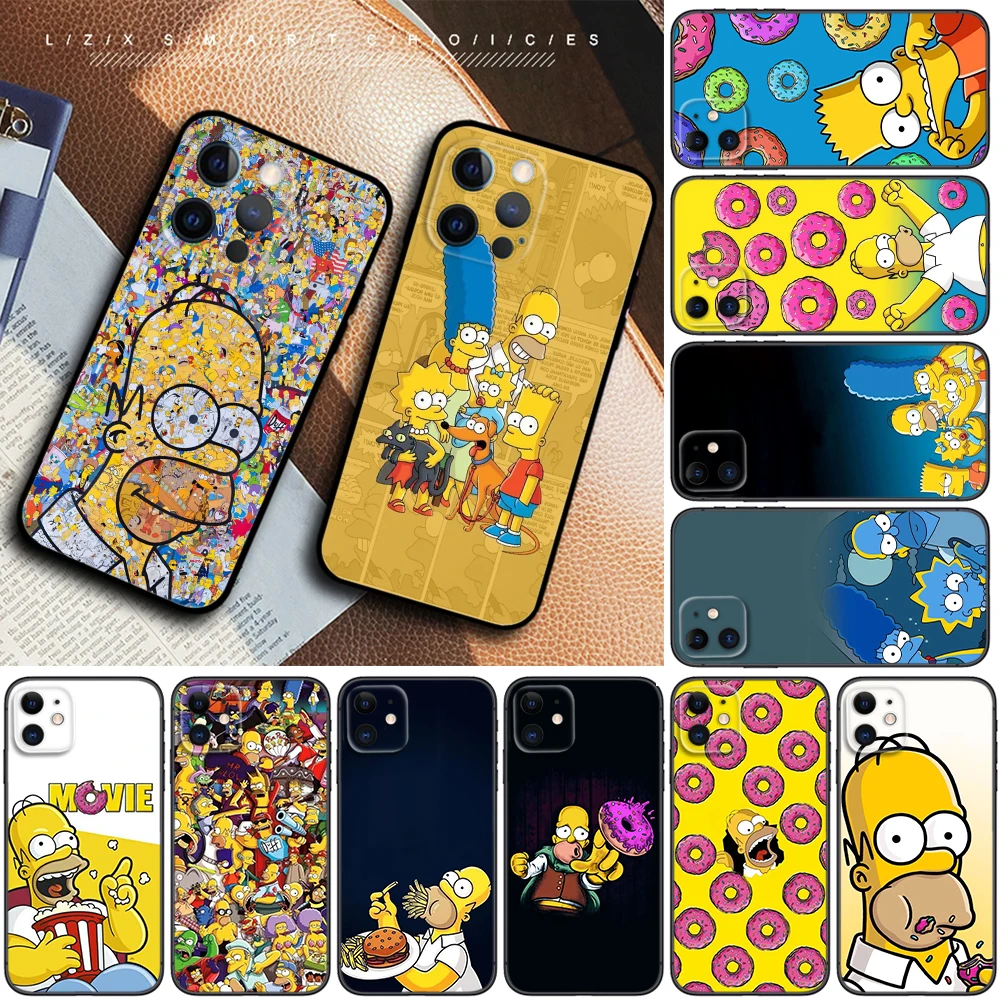 The S-simpson Soft phoneCase for Xiaomi Mi A2 A3 Poco F1 F2 F3 GT M2 M3 M4 M5 C40 X2 X3 NFC X4 pro