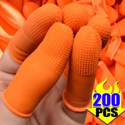 Disposable Finger Cot Latex Rubber Non-slip Fingertips Protector Gloves Anti-static Finger Cots Industry Gloves Tools Wholesale