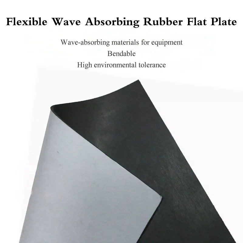Flexible Wave Absorbing Material Rubber Plate, Electromagnetic Radio Wave Absorption Radar, Use In Dark Box Or Room