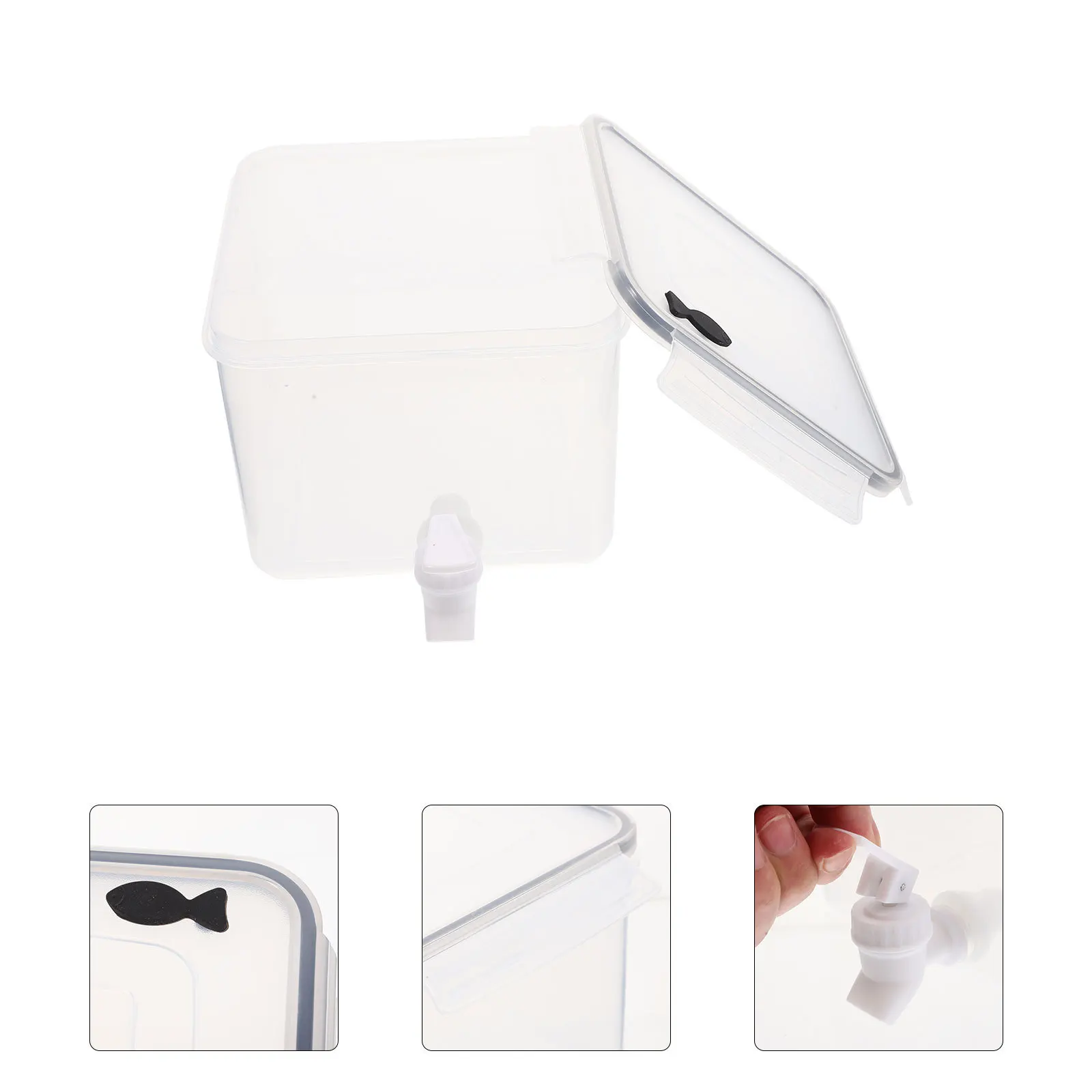 

Beverage Bucket Refrigerator Water Kettle Faucet Juice Container Cold Water Dispenser Drink Pitcher Fruit Juice Jug