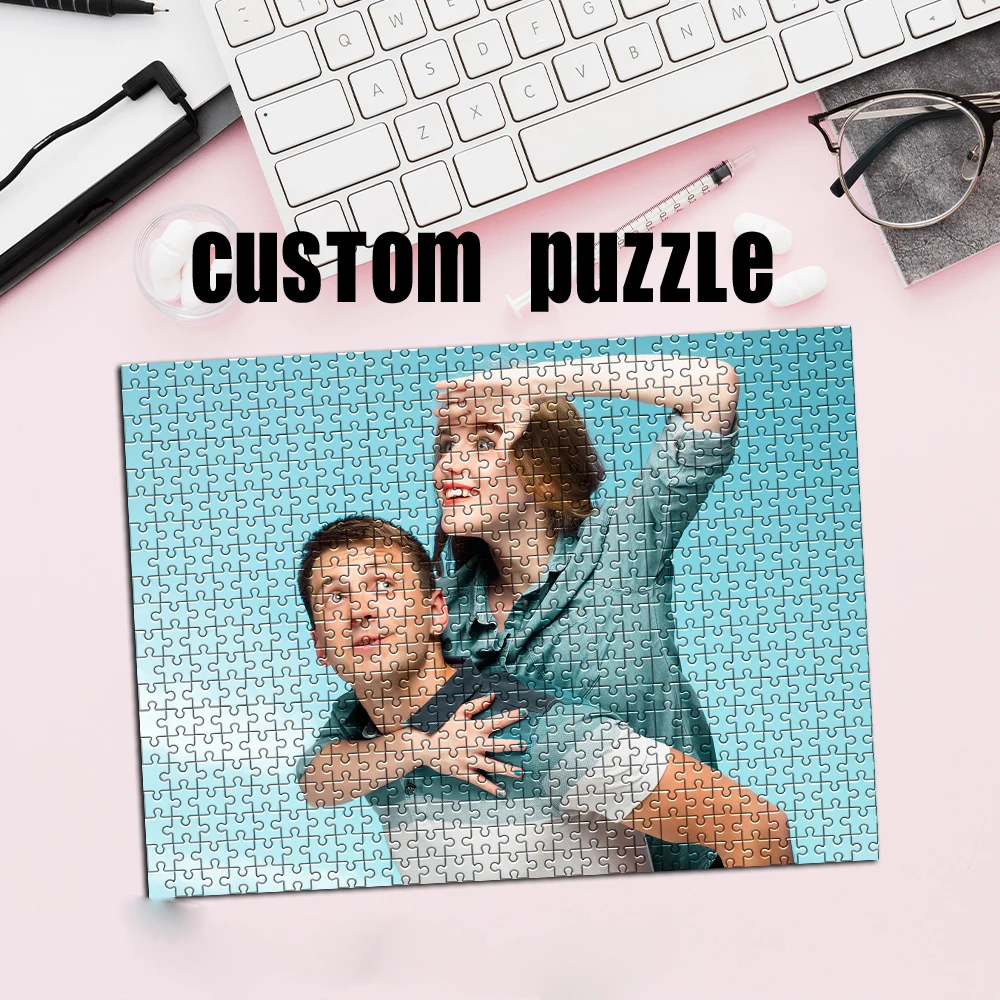 35/150/300/500/1000 szt. Personalizowane puzzle dla par, spersonalizowane puzzle ze zdjęciem, puzzle DIY z własnym zdjęciem, personalizowane puzzle ze zdjęciem portretowym