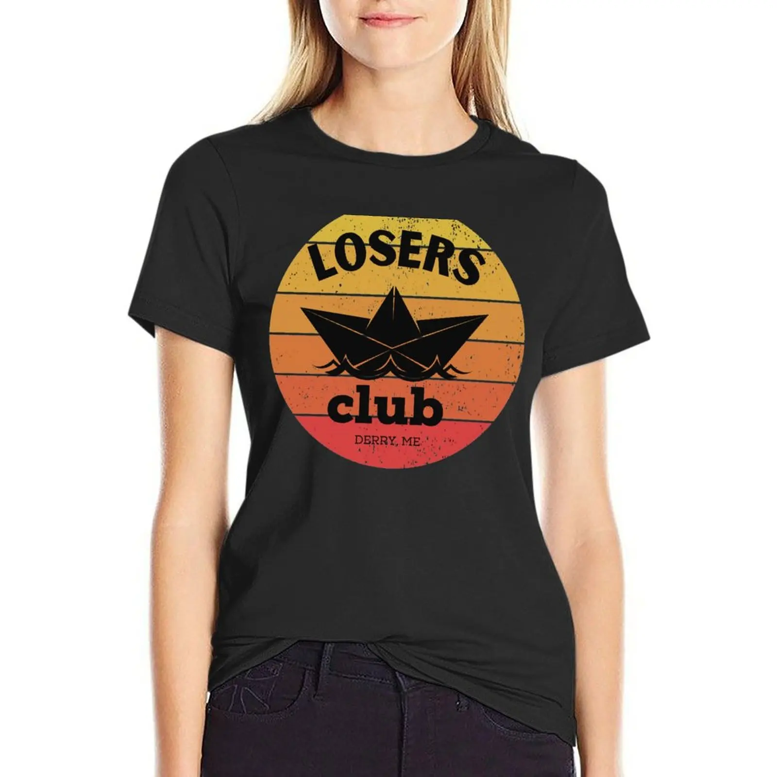 

Losers Club ,Losers Club derry me, retro,Vintage T-Shirt funnys animal print funny t shirt Women