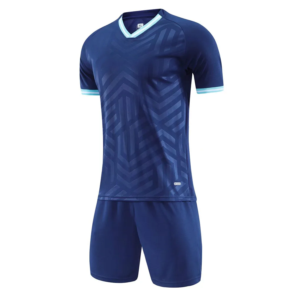 Hot Sell Soccer Jersey Outfit Suit for Men Boys Quick Dry 2023 2024 New Season Kids Man Football Uniform Tracksuit Sets Custom