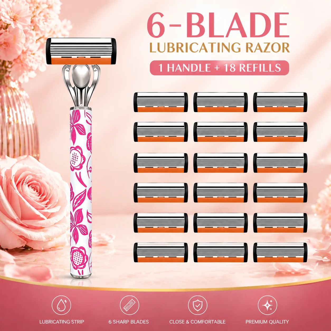 

The anti slip sharpness of women's razors, smooth and seamless blades, and painless shaving are essential items for women